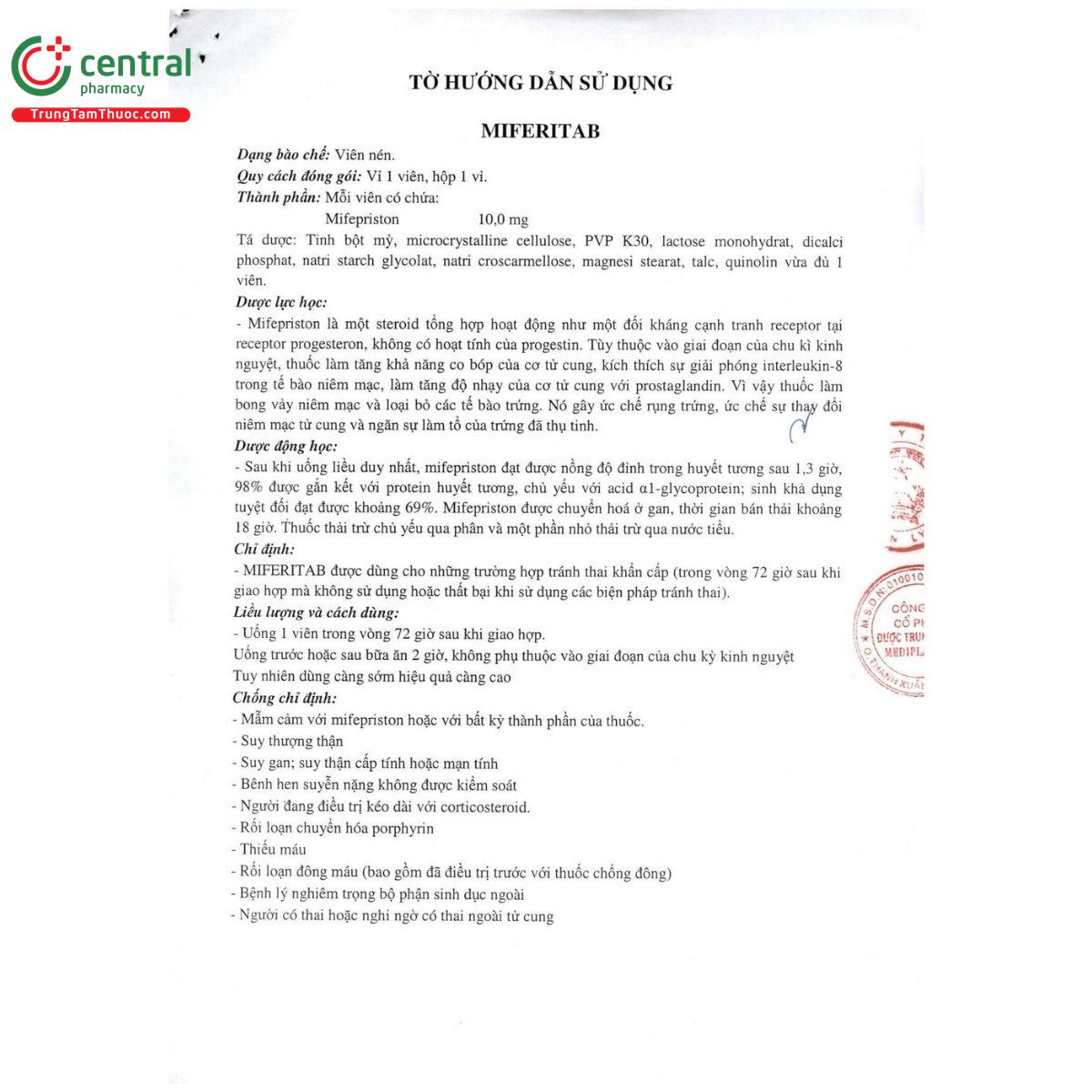thuoc miferitab 4 O5122 thuoc miferitab 4 O5122