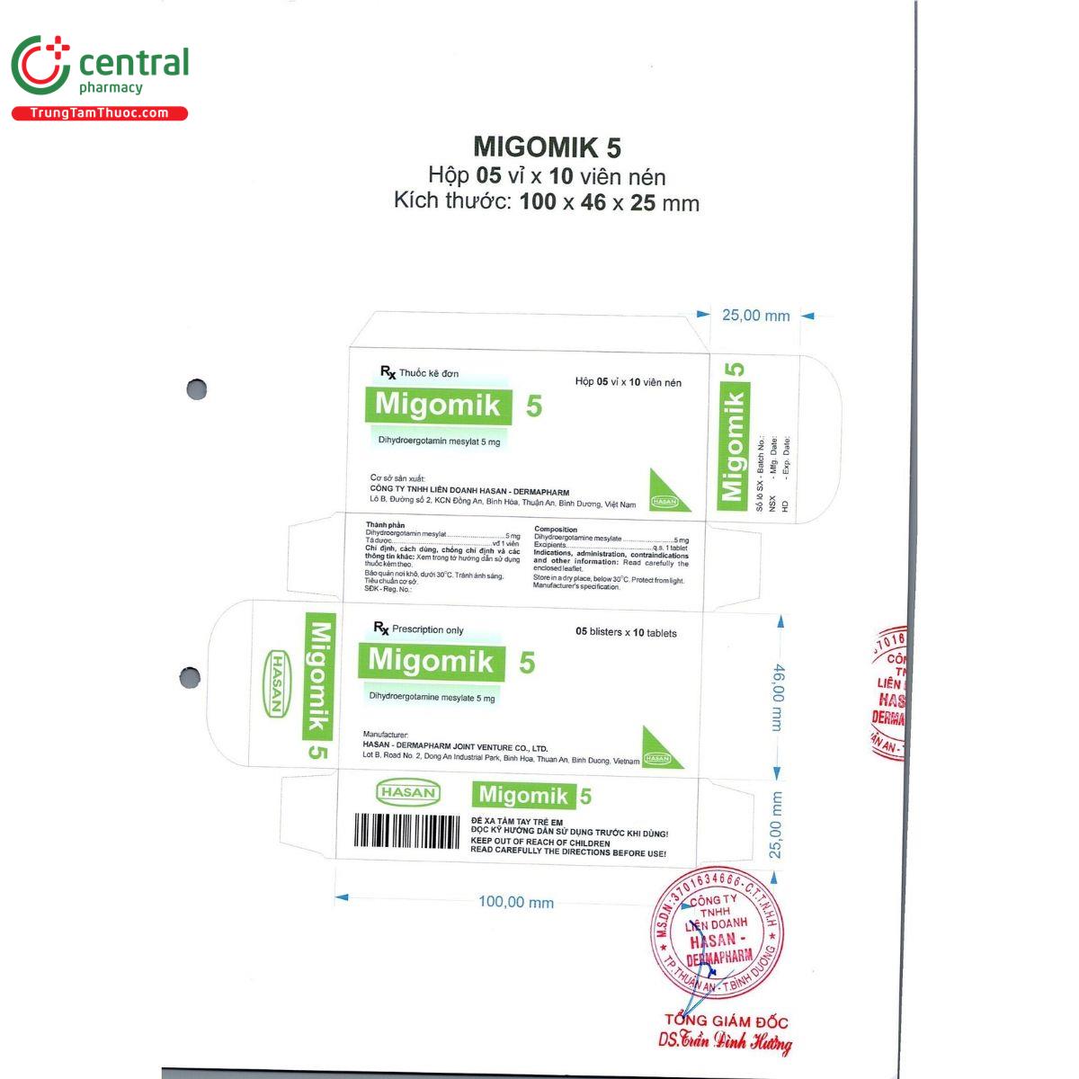 thuoc migomik 5mg 4 E1570 thuoc migomik 5mg 4 E1570