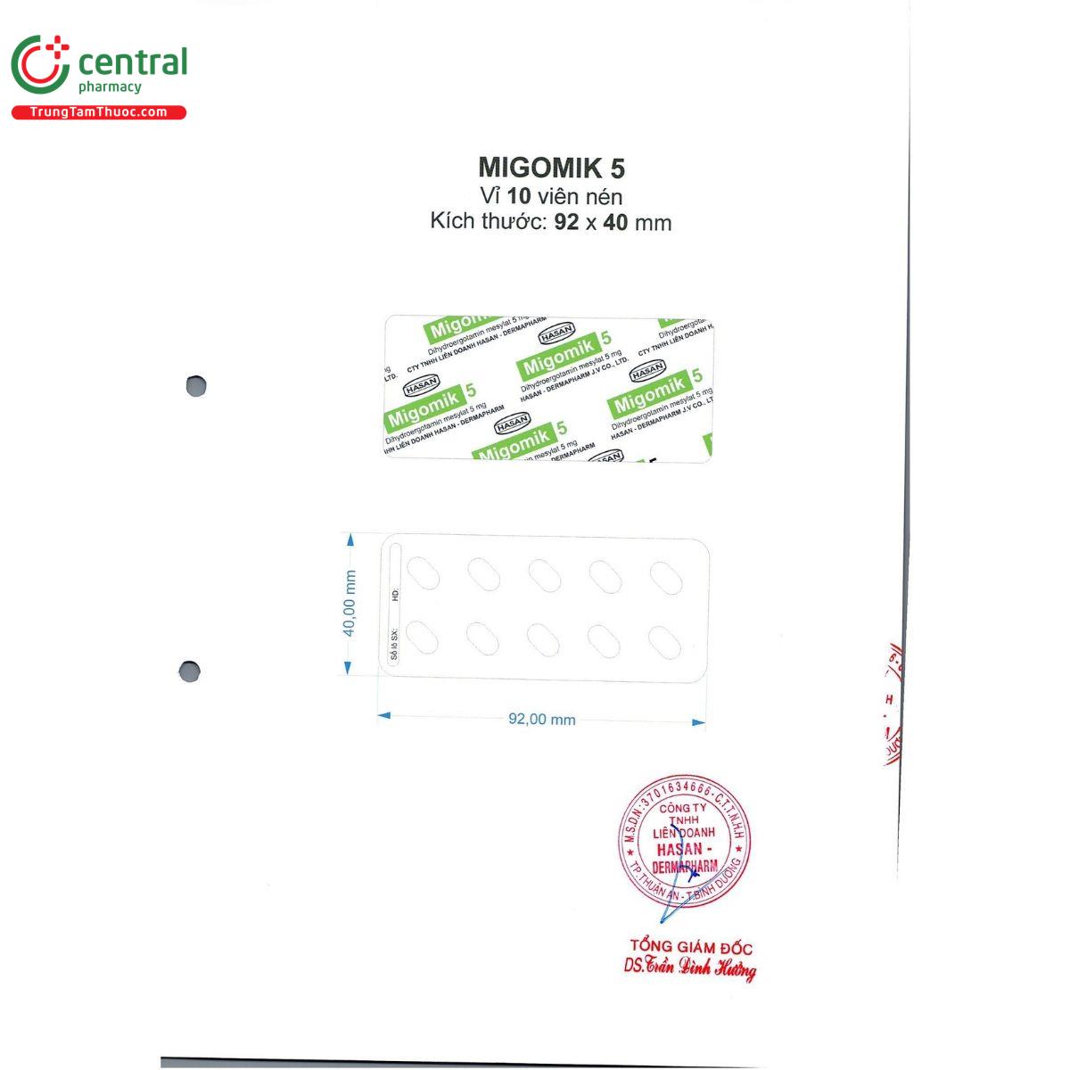 thuoc migomik 5mg 6 R7053 thuoc migomik 5mg 6 R7053