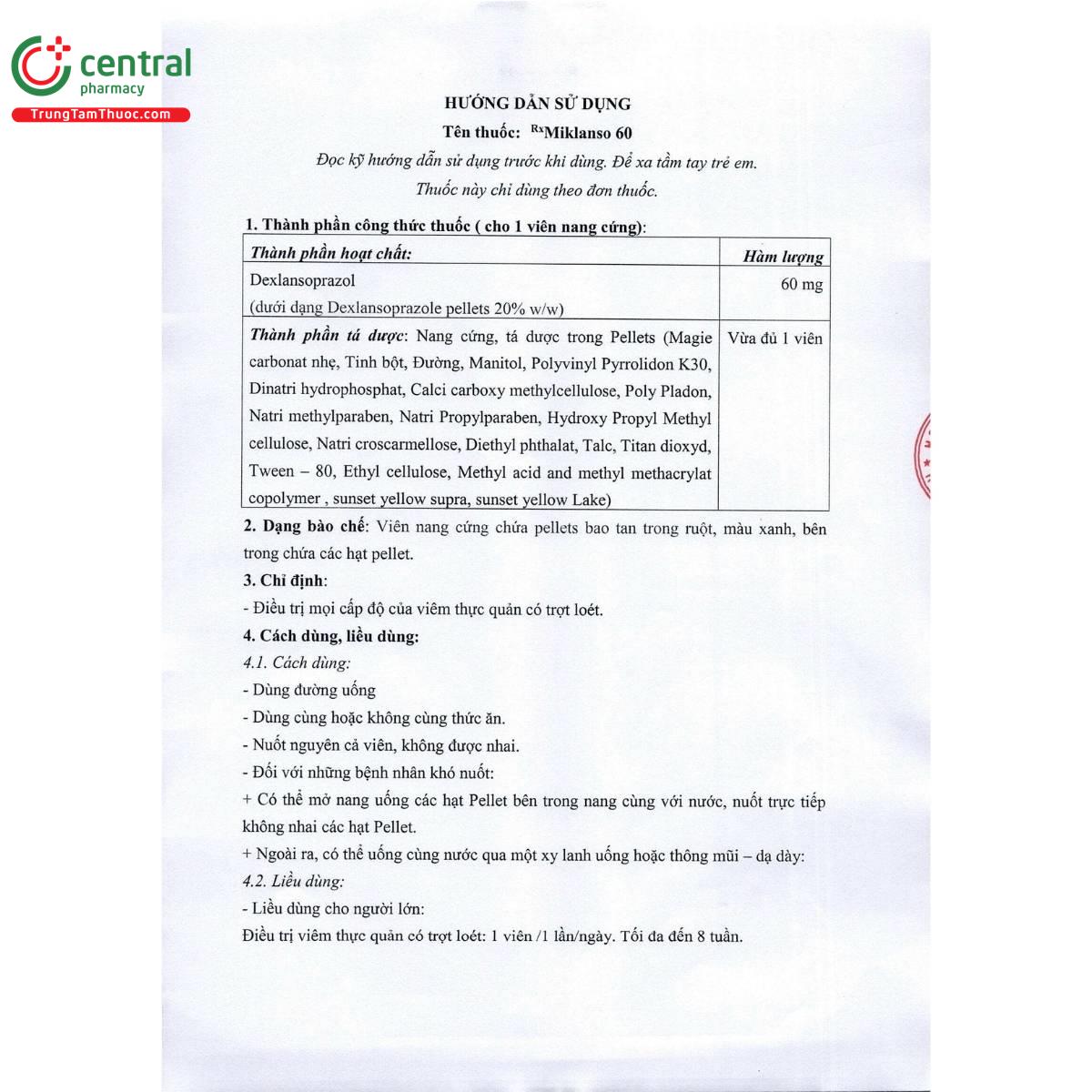 thuoc miklanso 60 11 C1250 thuoc miklanso 60 11 C1250