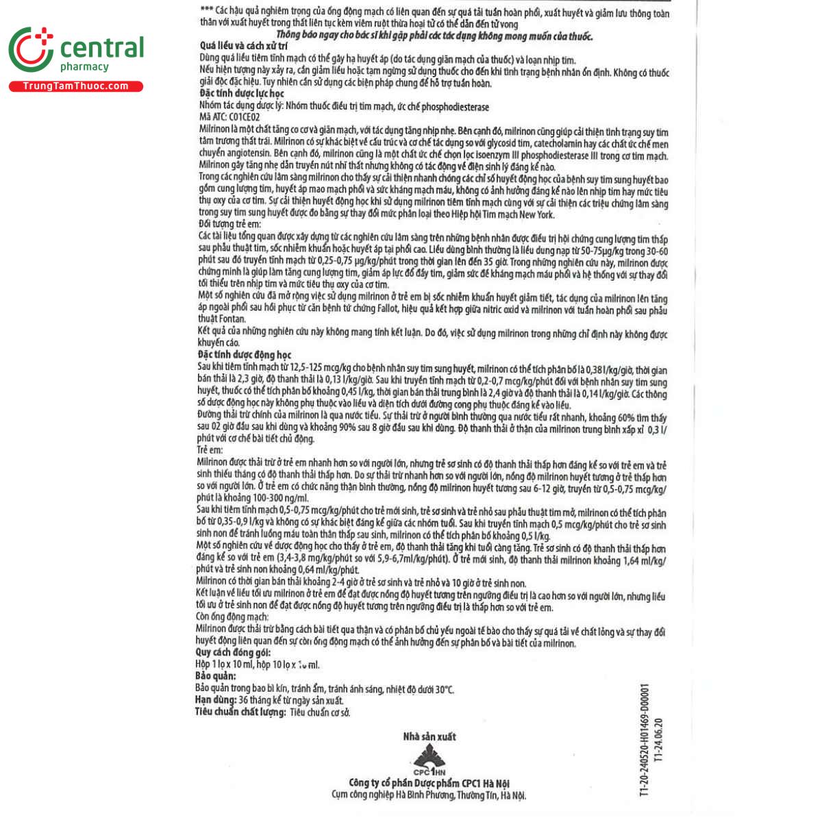 thuoc milrinone bfs 7 U8322