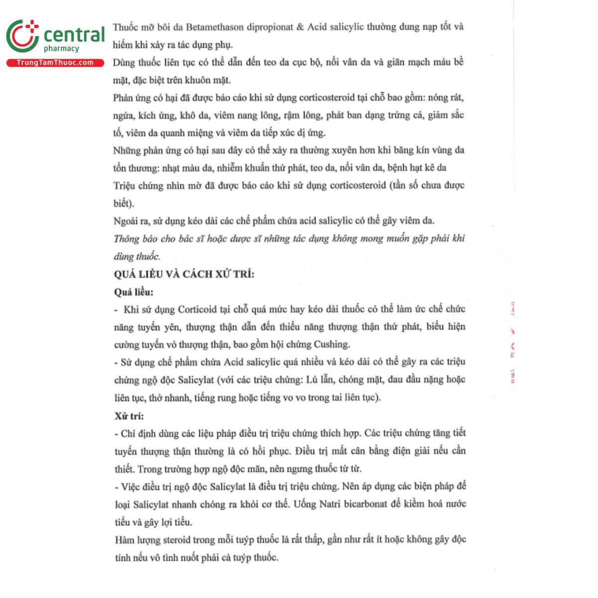 thuoc mo boi da betamethason dipropionat acid salicylic 7 O5640