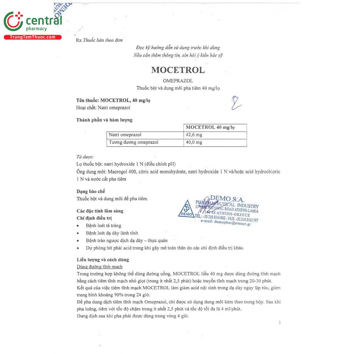 thuoc mocetrol 40mg 5 L4550 thuoc mocetrol 40mg 5 L4550