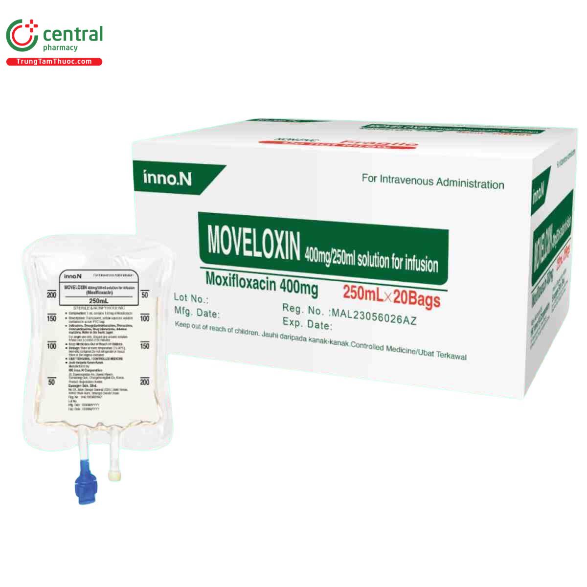 thuoc moveloxin 400mg 250ml K4525