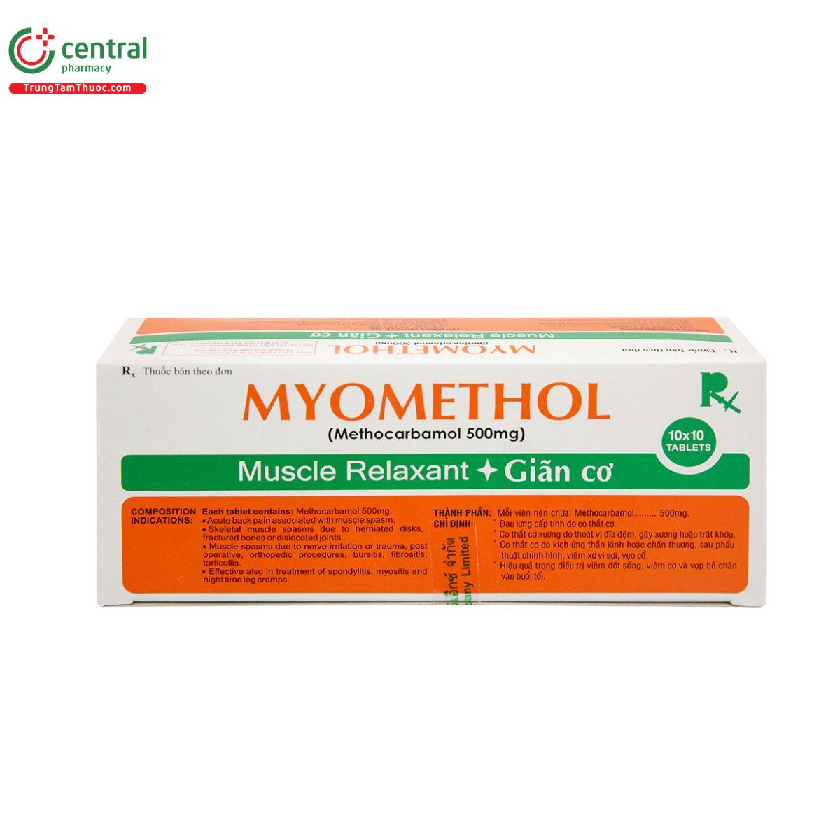 thuoc myomethol 500mg K4763