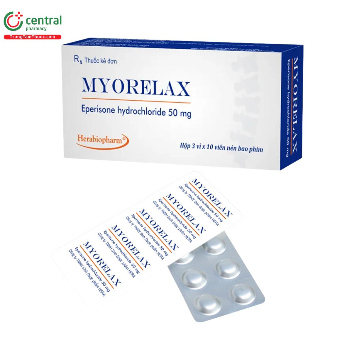 thuoc myorelax 50mg herabiopharm H3307