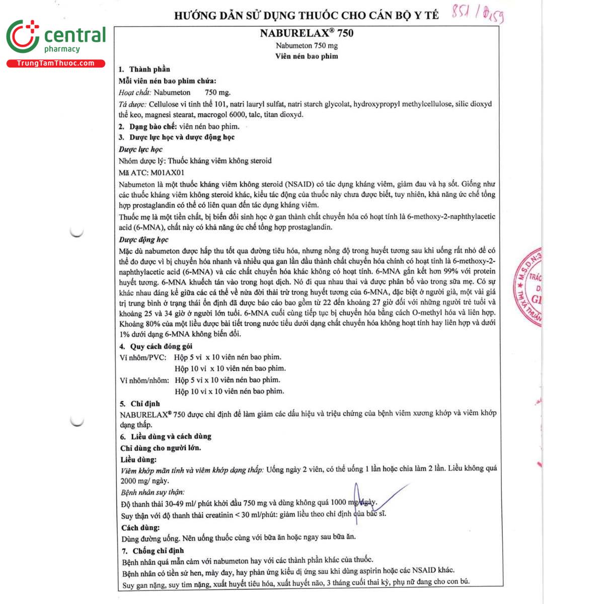 thuoc naburelax 750 8 L4738 thuoc naburelax 750 8 L4738