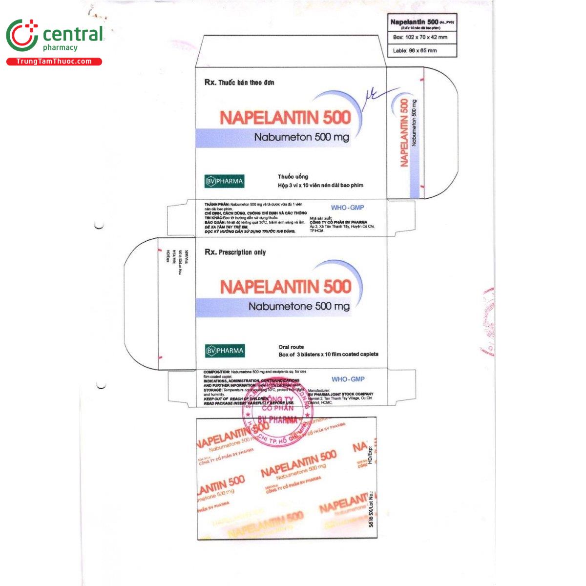 thuoc napelantin 500 3 B0823 thuoc napelantin 500 3 B0823