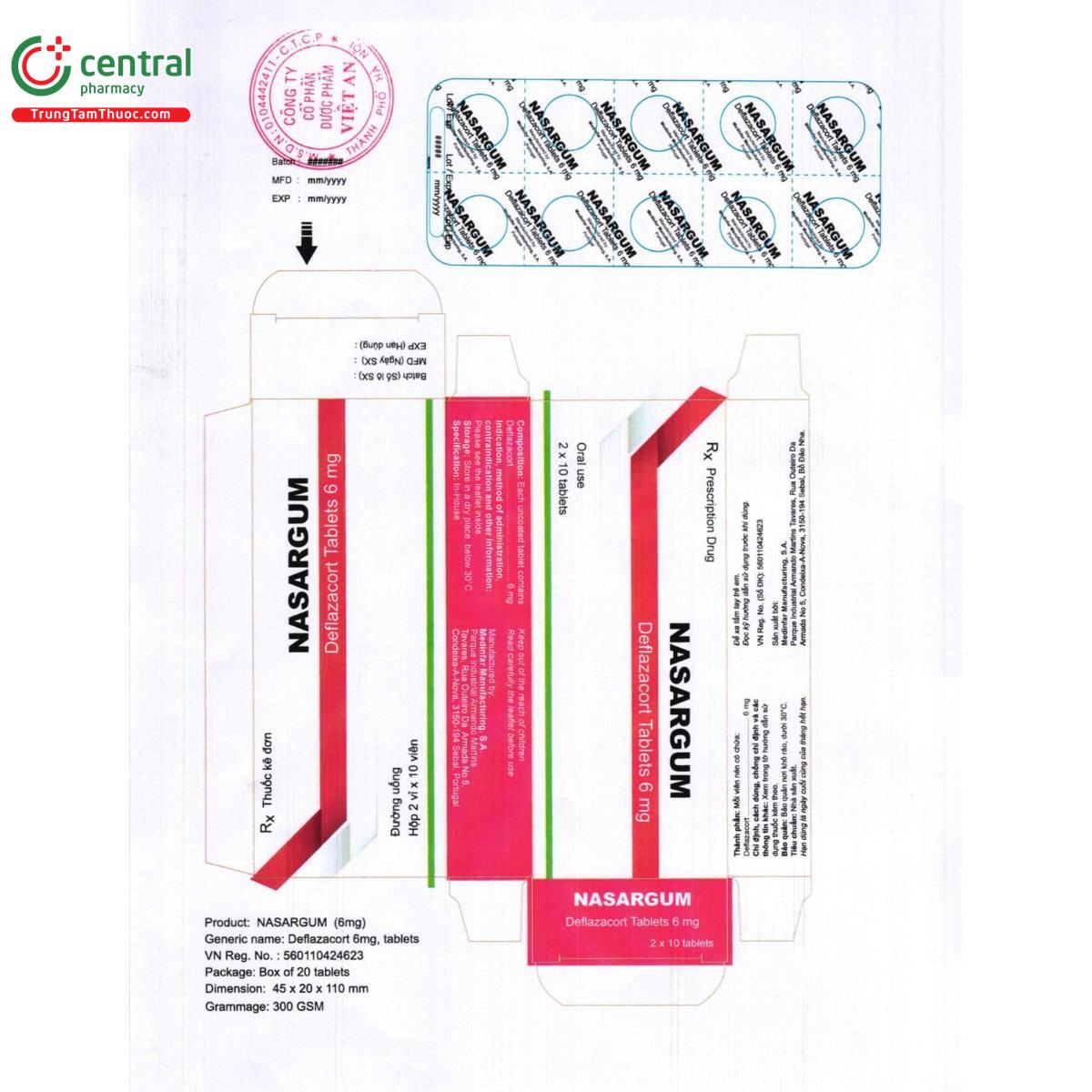 thuoc nasargum 6mg 1 T8435