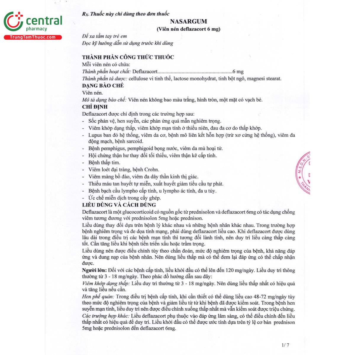 thuoc nasargum 6mg 2 M5786