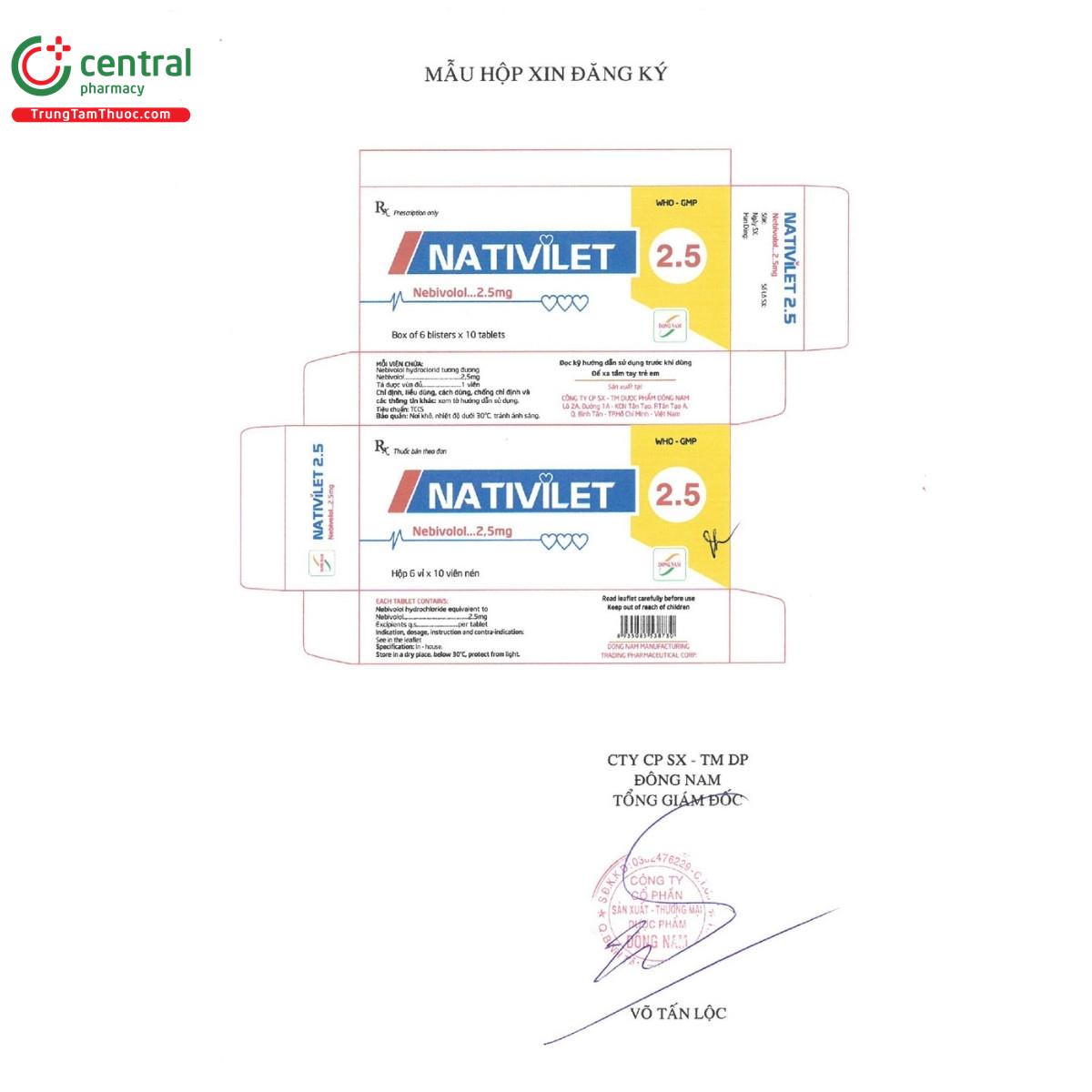 thuoc nativilet 2 5 5 B0020 thuoc nativilet 2 5 5 B0020