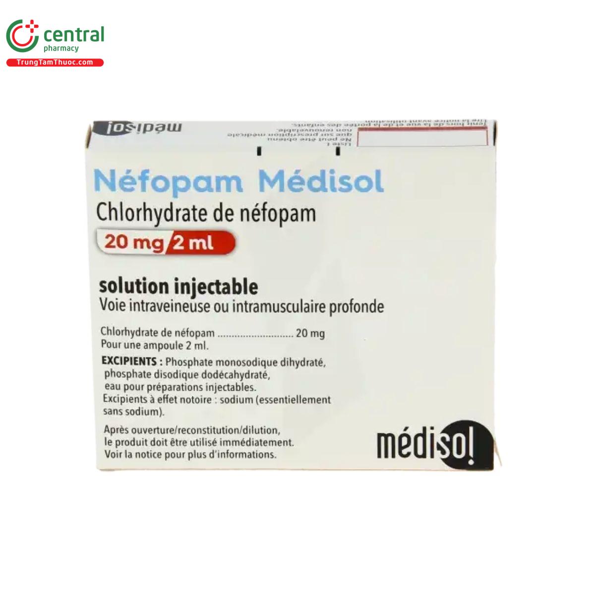 thuoc nefopam medisol 20mg 2ml 3 D1044