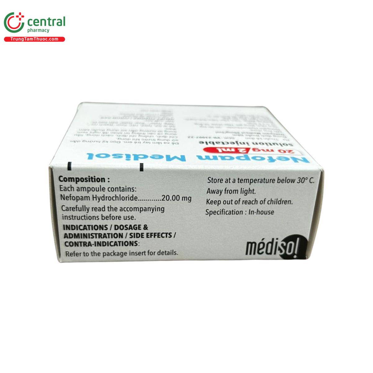 thuoc nefopam medisol 20mg 2ml 6 B0067