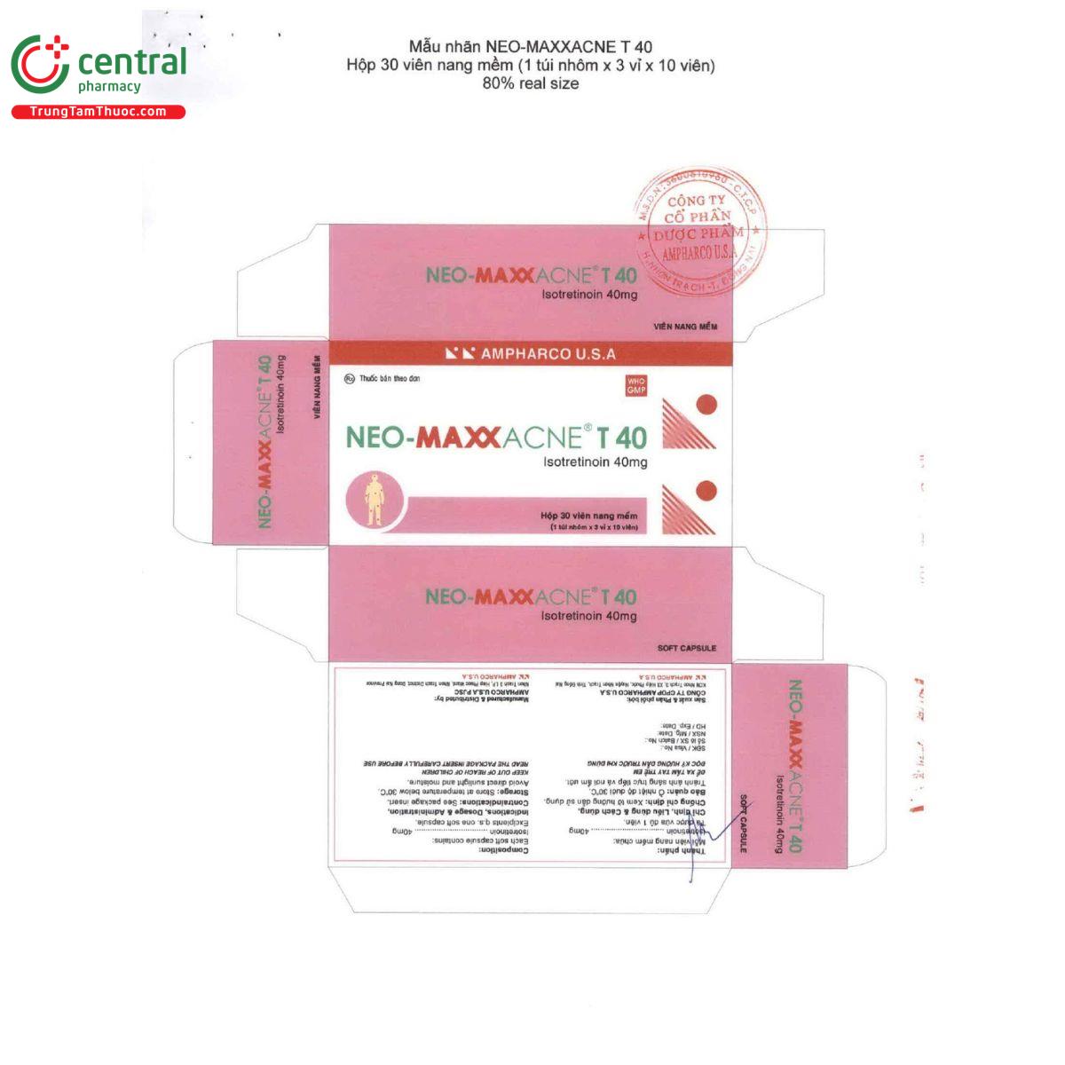 thuoc neo maxxacne t 40 4 D1567 thuoc neo maxxacne t 40 4 D1567
