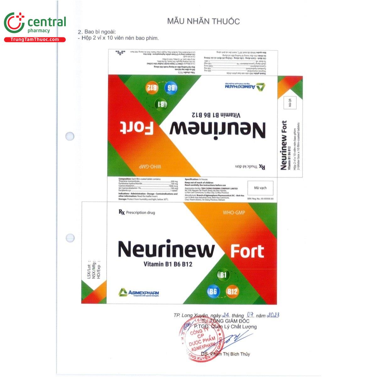 thuoc neurinew fort 2 B0552 thuoc neurinew fort 2 B0552