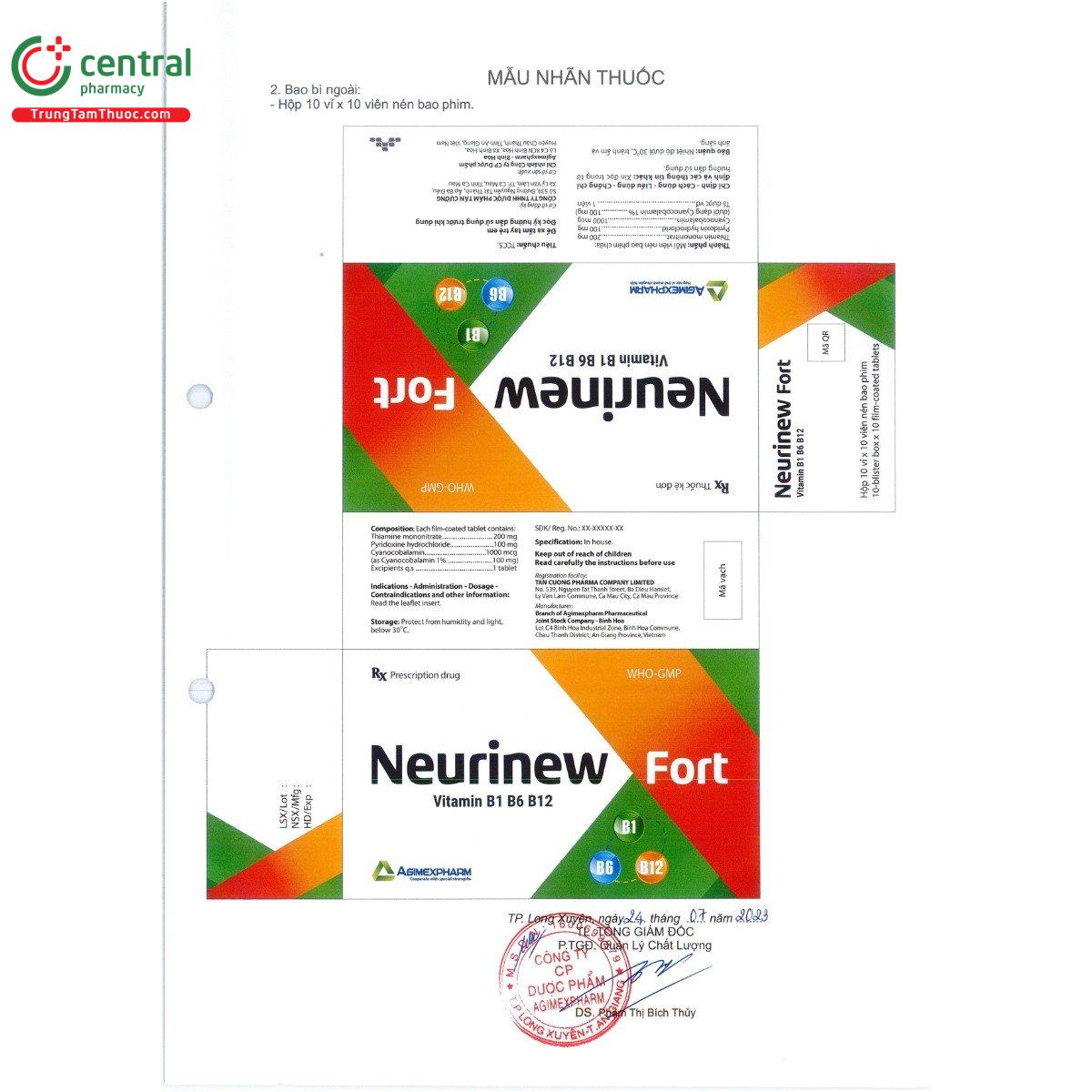 thuoc neurinew fort 5 H3386 thuoc neurinew fort 5 H3386