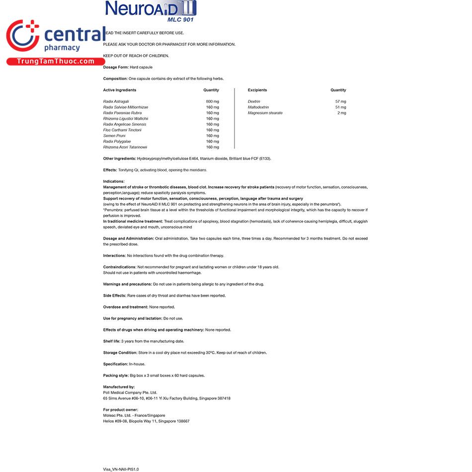 thuoc neuroaid ii mlc 901 21 H2572