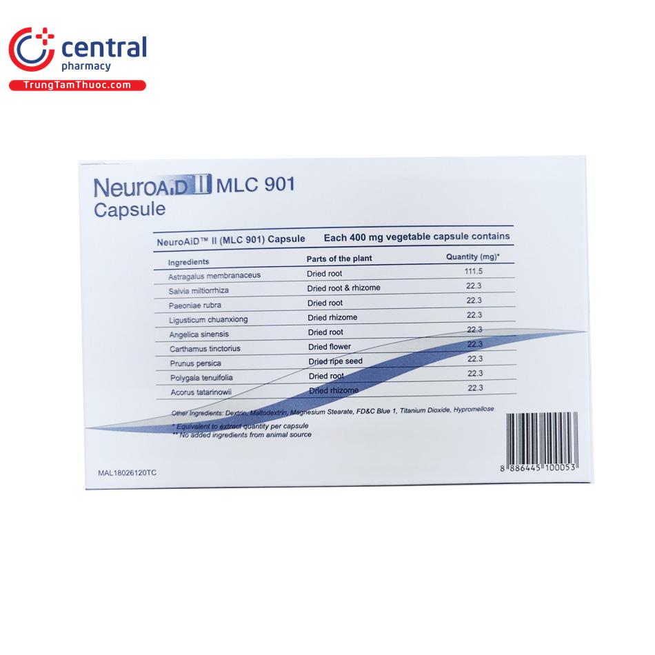 thuoc neuroaid ii mlc 901 8 B0250