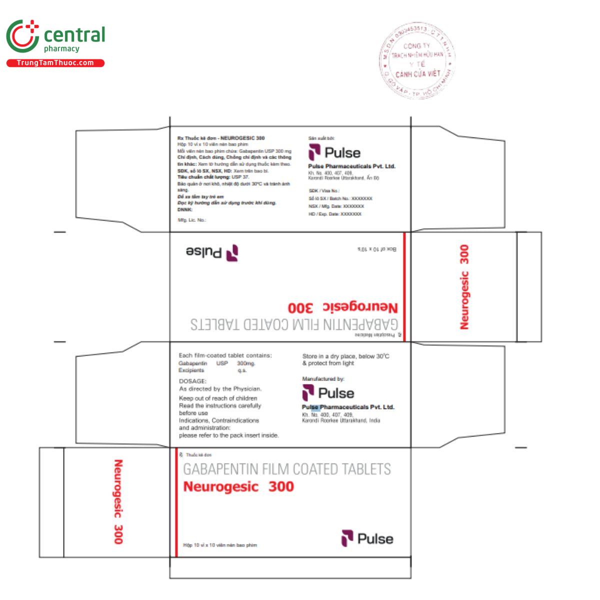 thuoc neurogesic 300mg 6 B0633