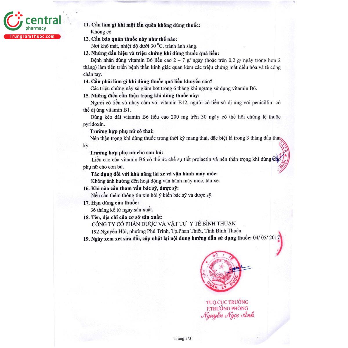 thuoc neurotrivit 14 A0716 thuoc neurotrivit 14 A0716