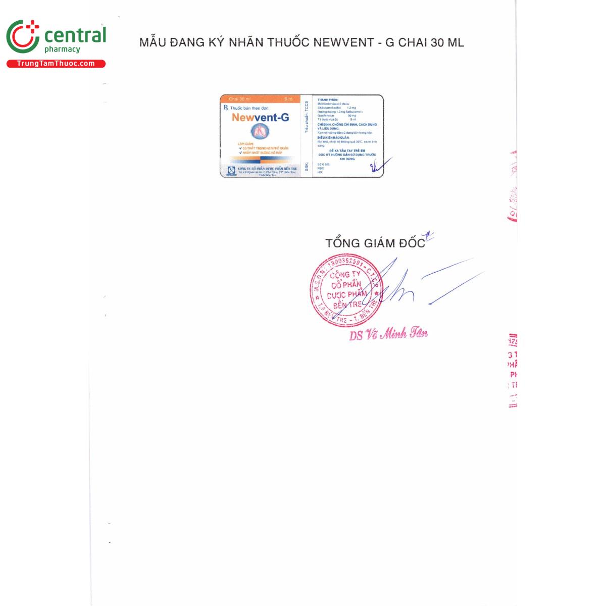 thuoc newvent g 4 H3163 thuoc newvent g 4 H3163
