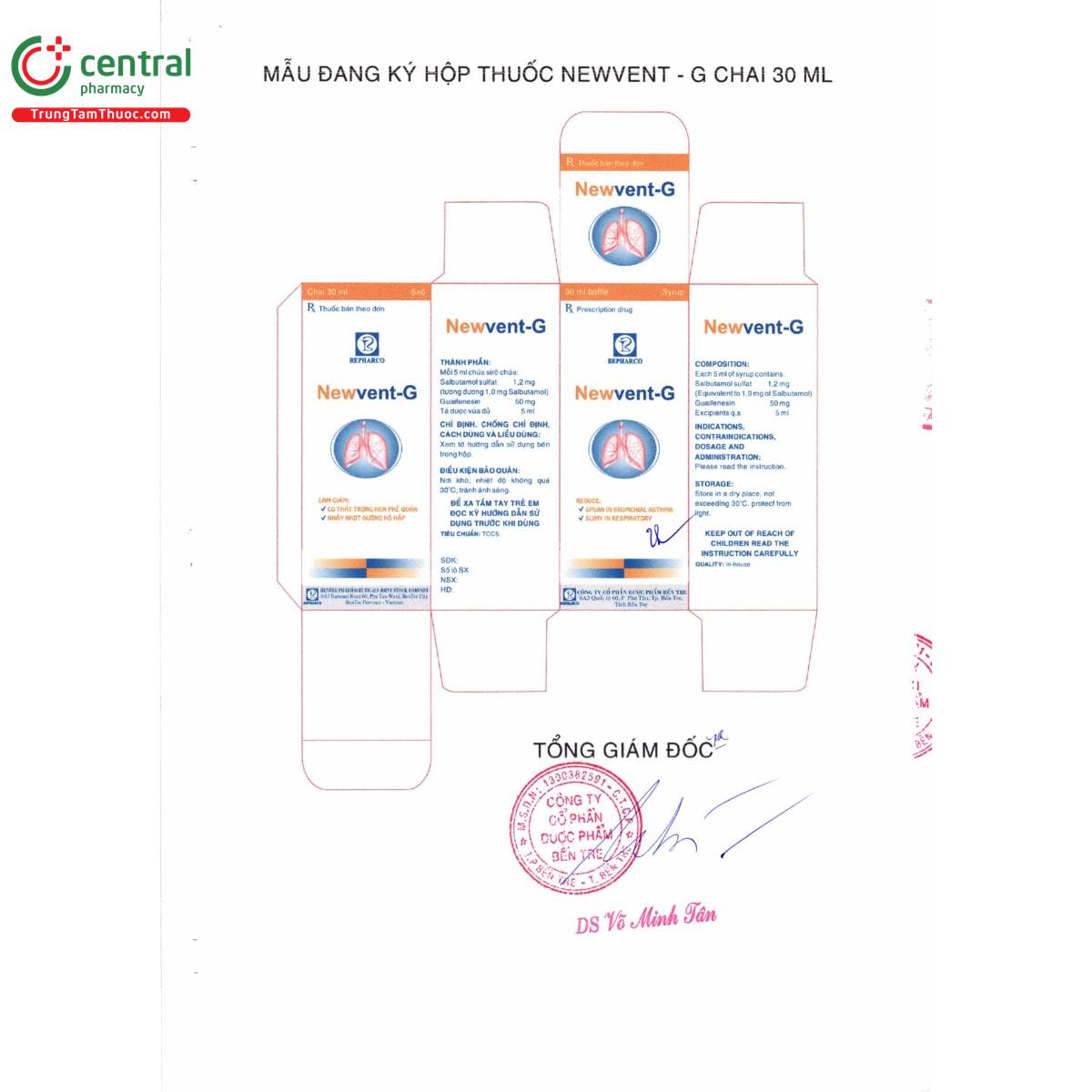 thuoc newvent g 5 G2186 thuoc newvent g 5 G2186