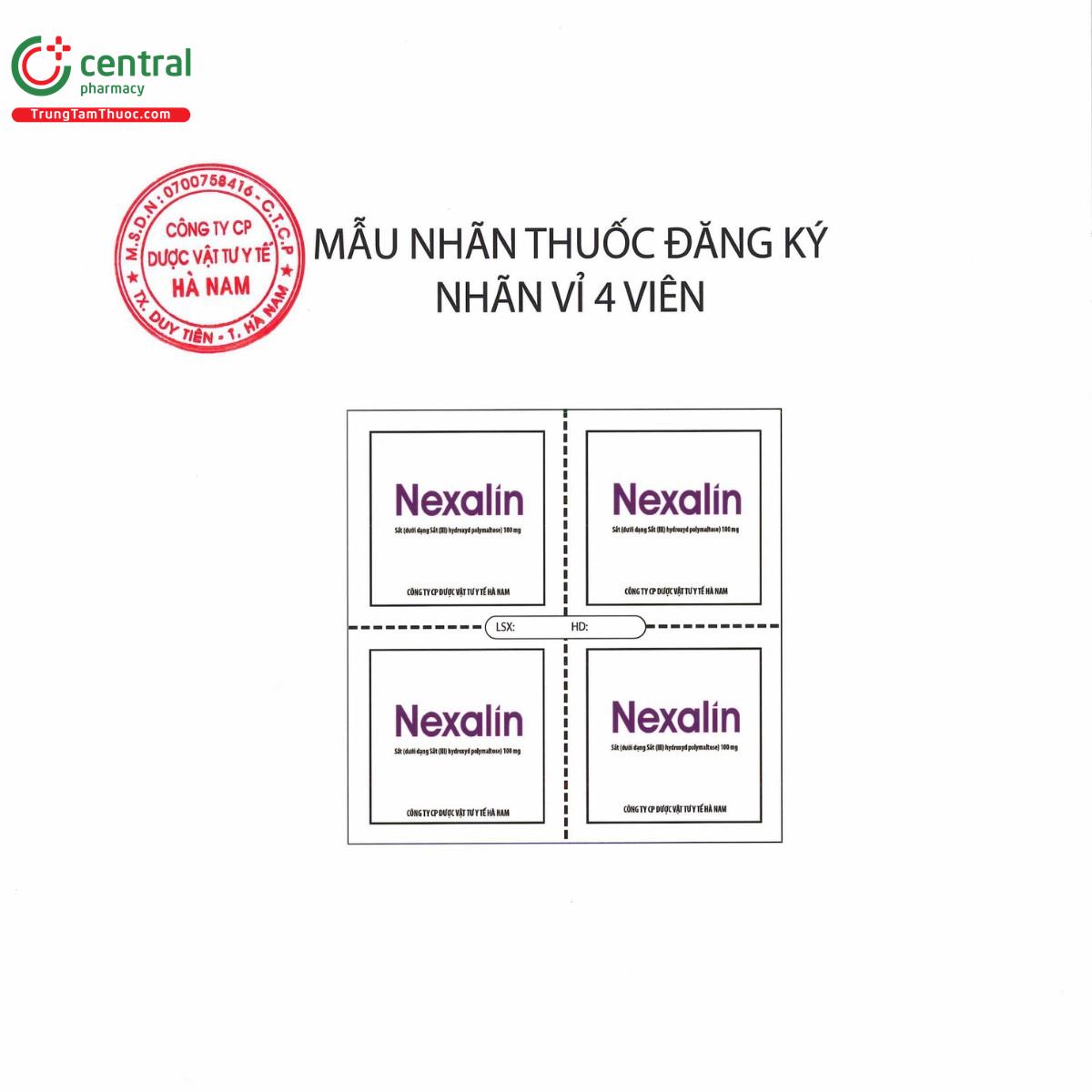 thuoc nexalin 100mg 5 P6263