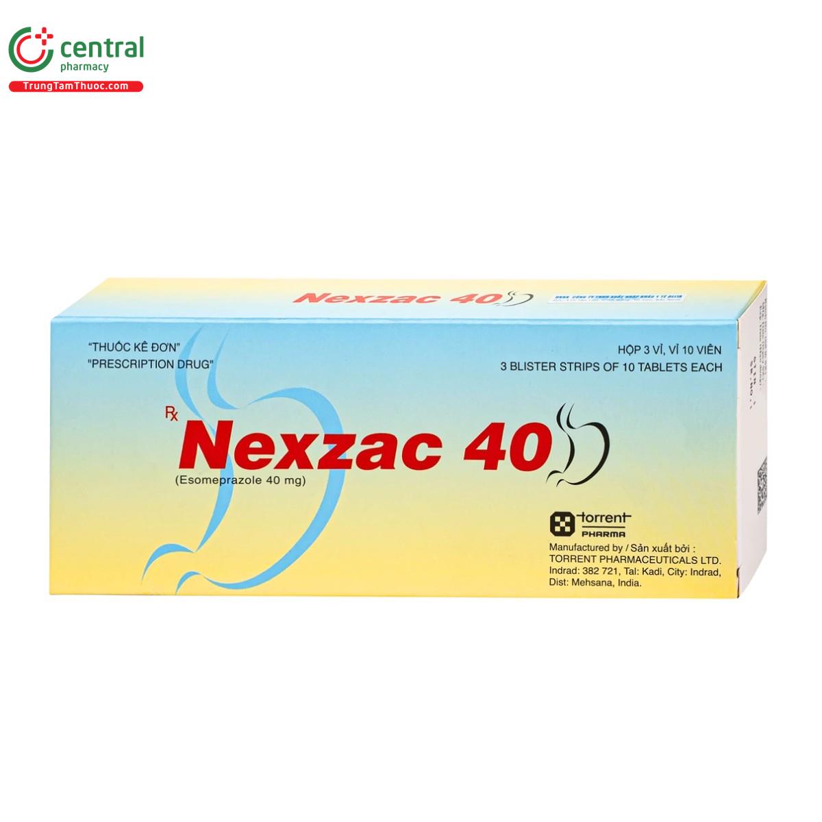 thuoc nexzac 40mg A0218 thuoc nexzac 40mg A0218