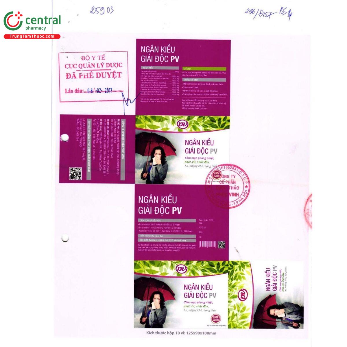 thuoc ngan kieu giai doc pv 3 S7204 thuoc ngan kieu giai doc pv 3 S7204