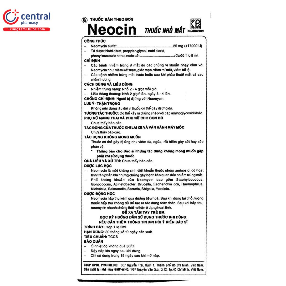 thuoc nho mat neocin 5ml 8 G2313