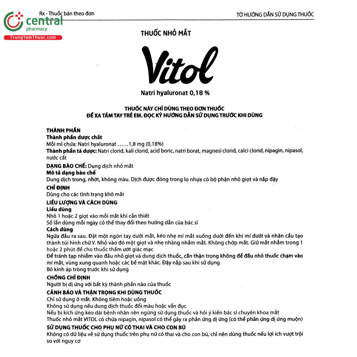 thuoc nho mat vitol 2 R6363