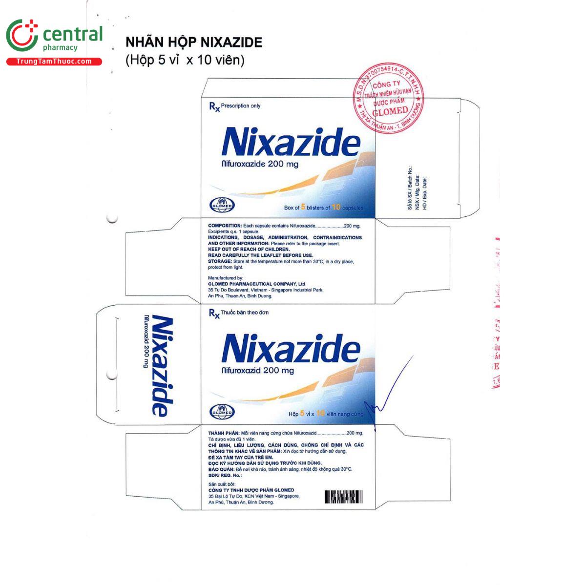 thuoc nixazide 5 B0100 thuoc nixazide 5 B0100