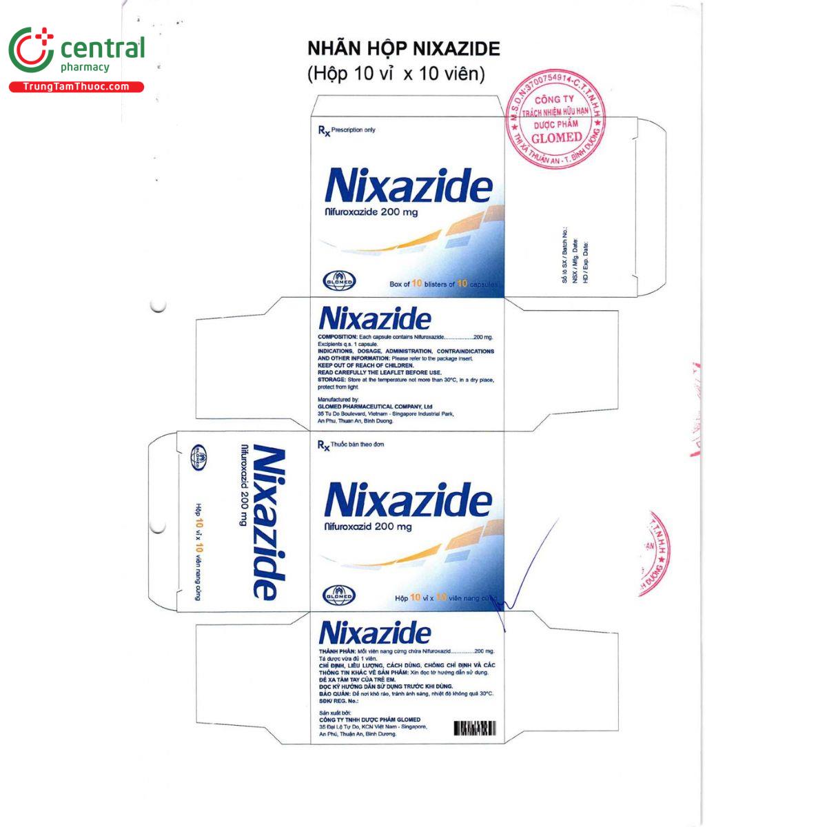 thuoc nixazide 6 H3737 thuoc nixazide 6 H3737