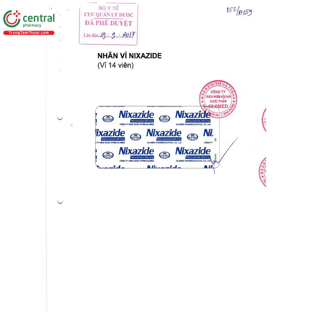 thuoc nixazide J3405 thuoc nixazide J3405