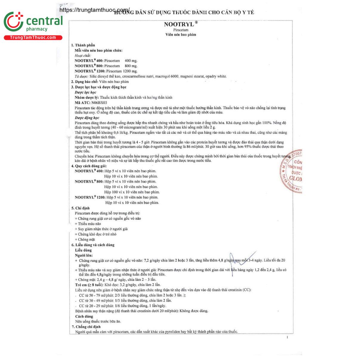 thuoc nootryl 400mg 8 F2453