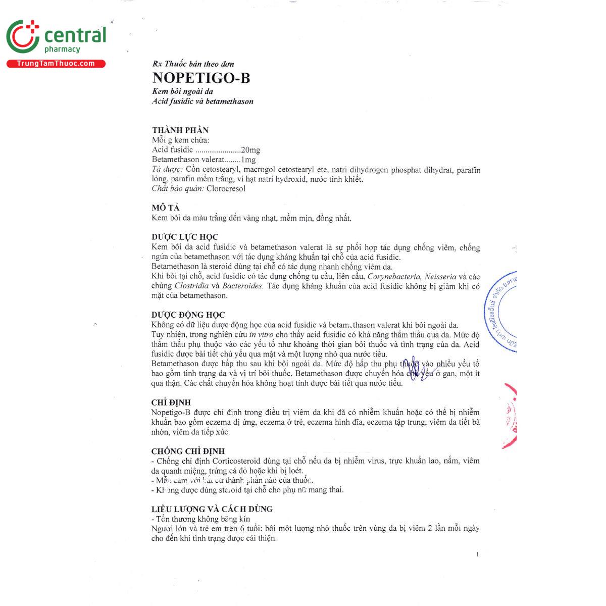 thuoc nopetigo b 5 T8341 thuoc nopetigo b 5 T8341