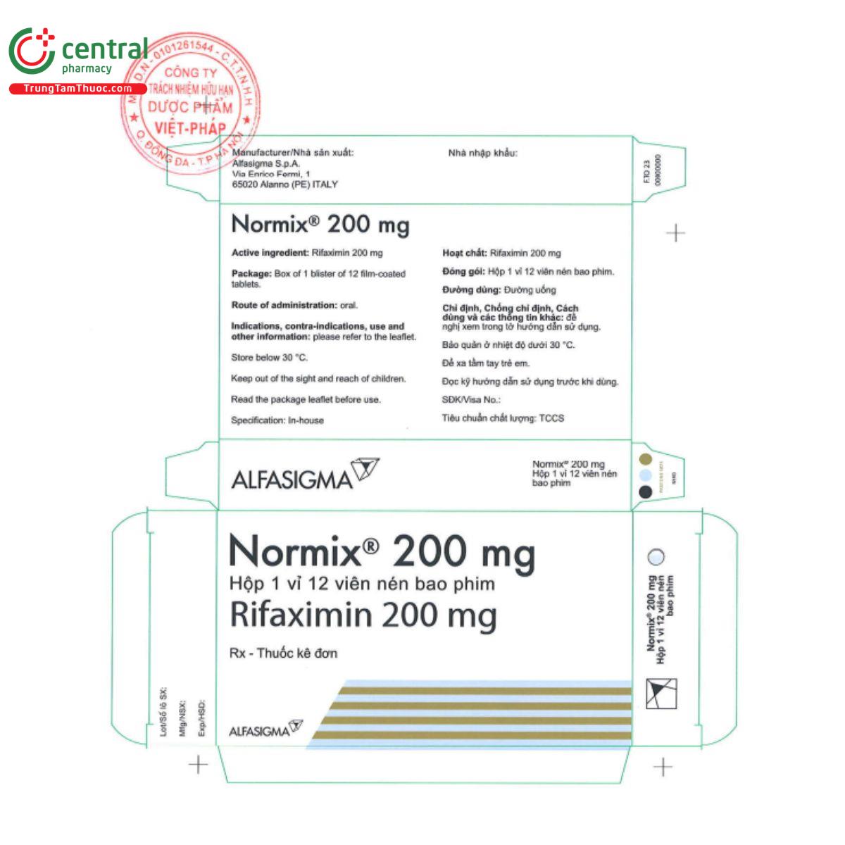 thuoc normix 200 mg 6 V8541 thuoc normix 200 mg 6 V8541