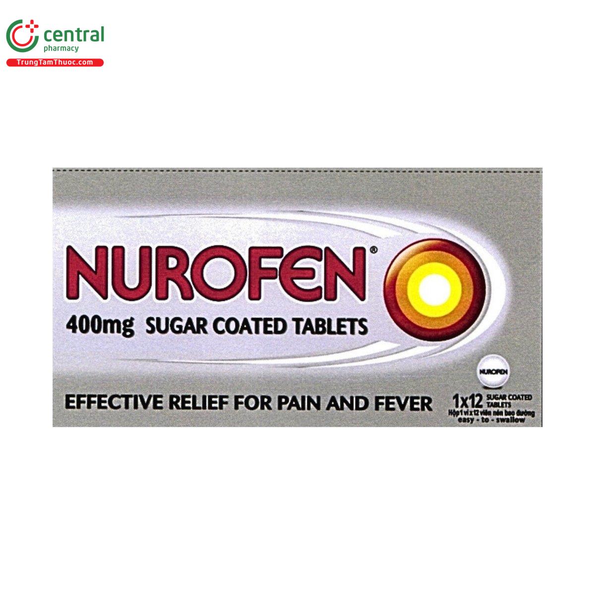 thuoc nurofen 400mg sugar coated tablets 1 S7758 thuoc nurofen 400mg sugar coated tablets 1 S7758