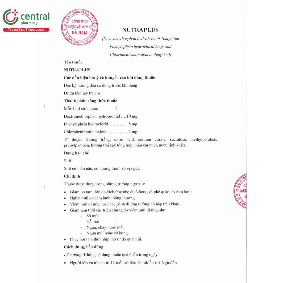 thuoc nutraplus hamedi 11 N5207 thuoc nutraplus hamedi 11 N5207