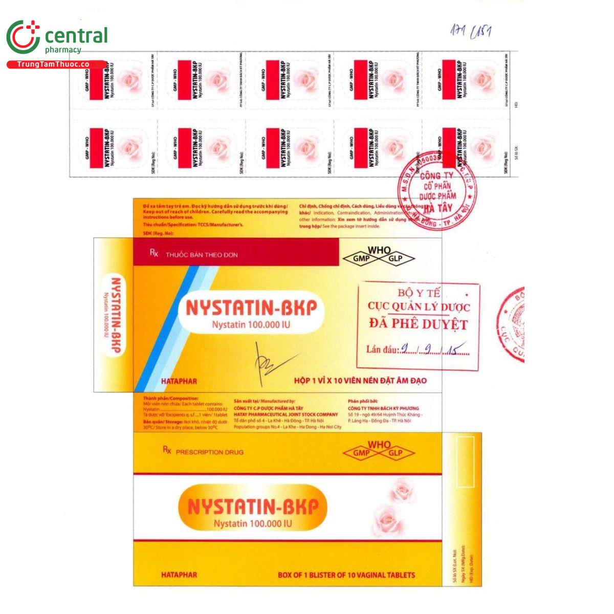 thuoc nystatin bkp 100000iu 2 D1175 thuoc nystatin bkp 100000iu 2 D1175
