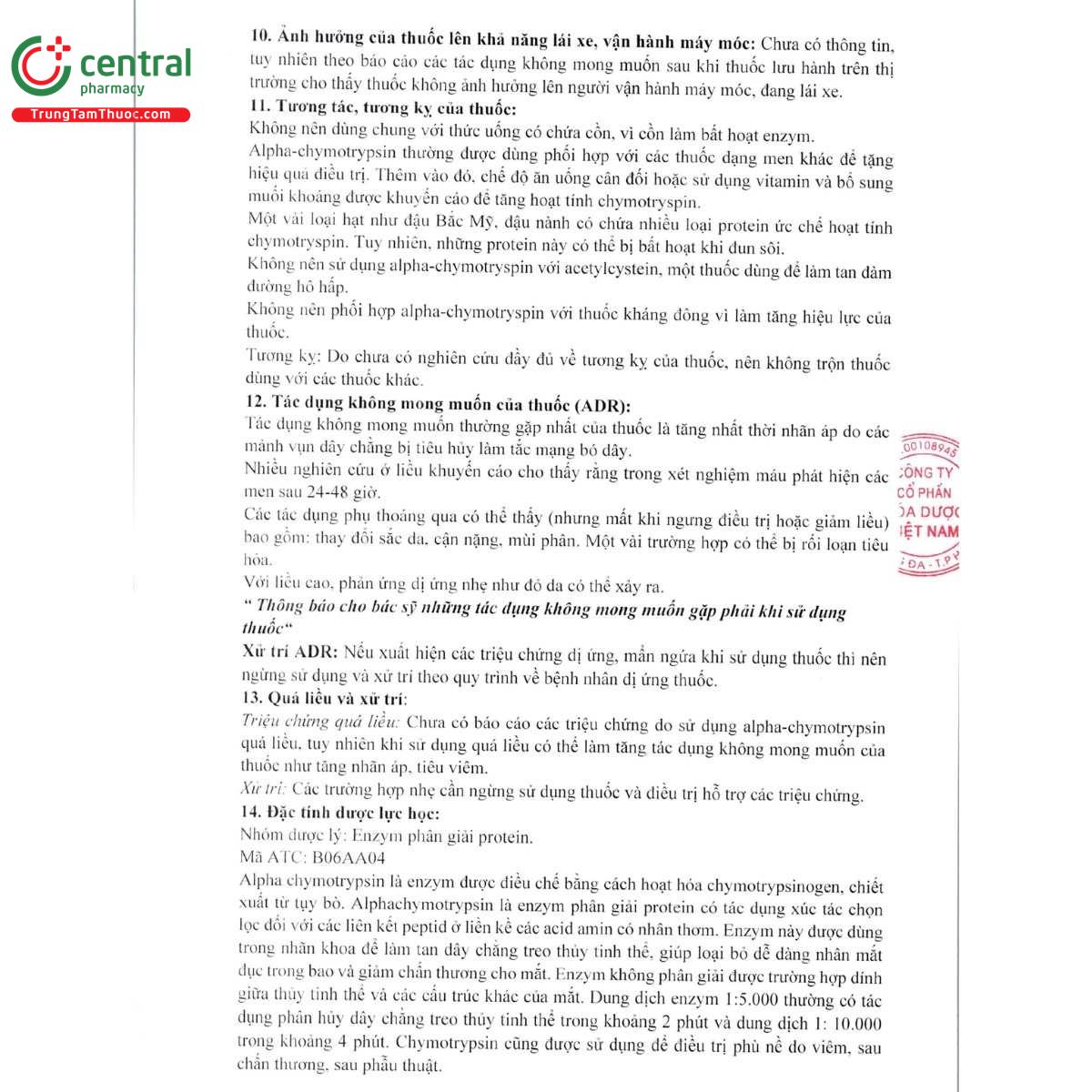 thuoc ocechimo 8400 usp unit 4 G2552