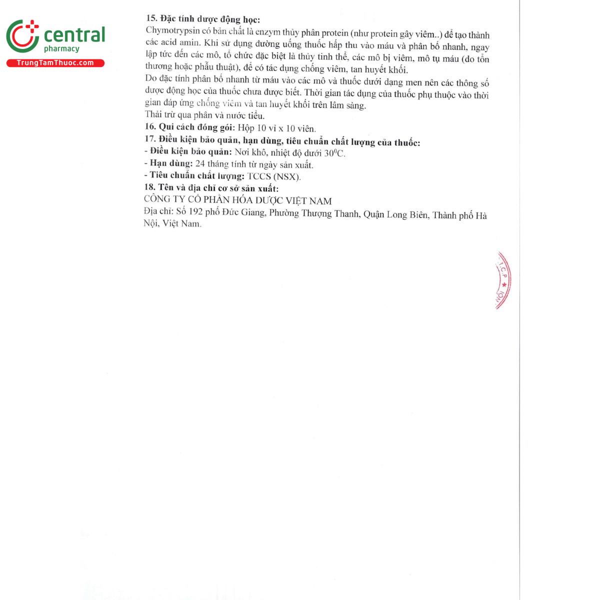 thuoc ocechimo 8400 usp unit 5 M5208