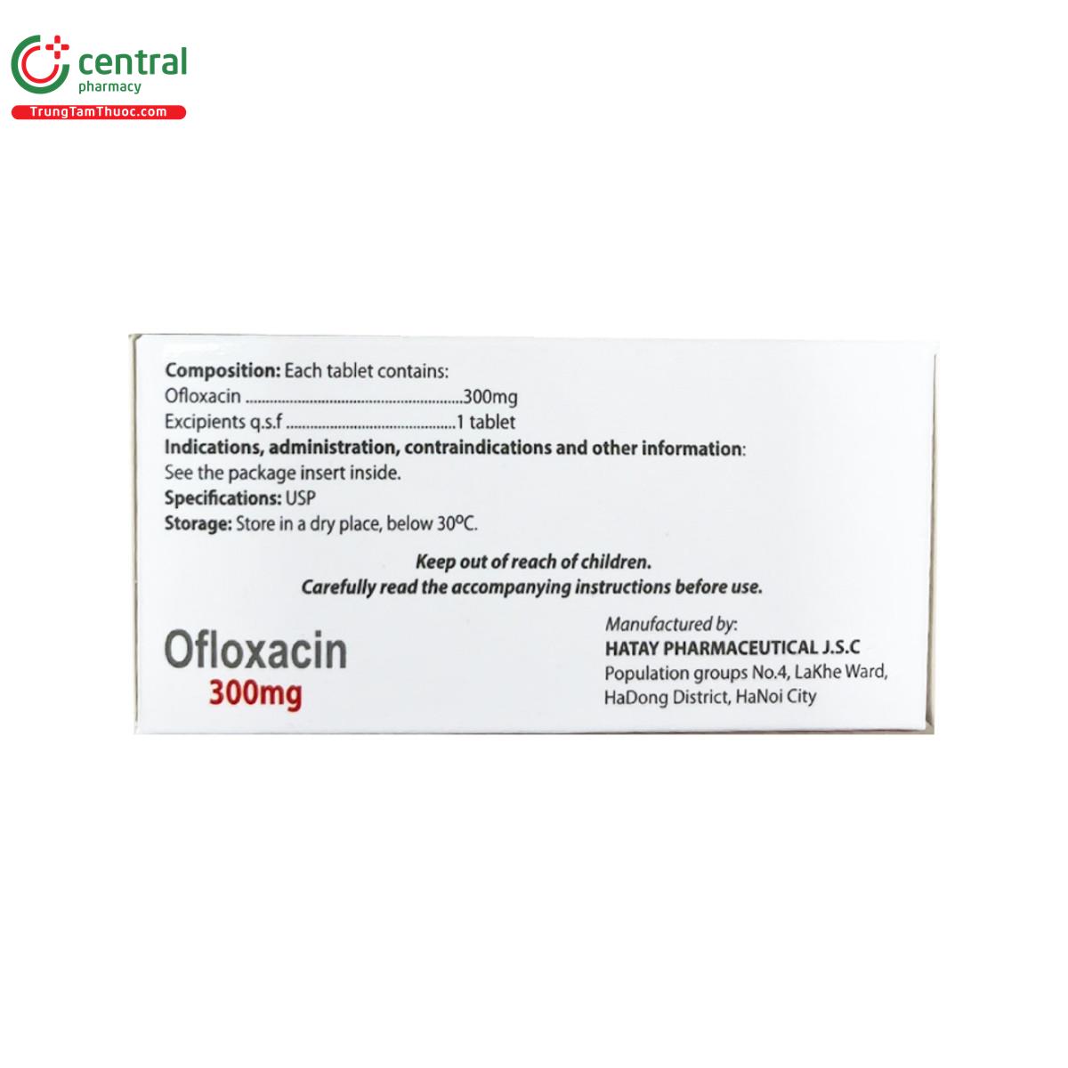 thuoc ofloxacin 300mg hataphar 3 G2353 thuoc ofloxacin 300mg hataphar 3 G2353