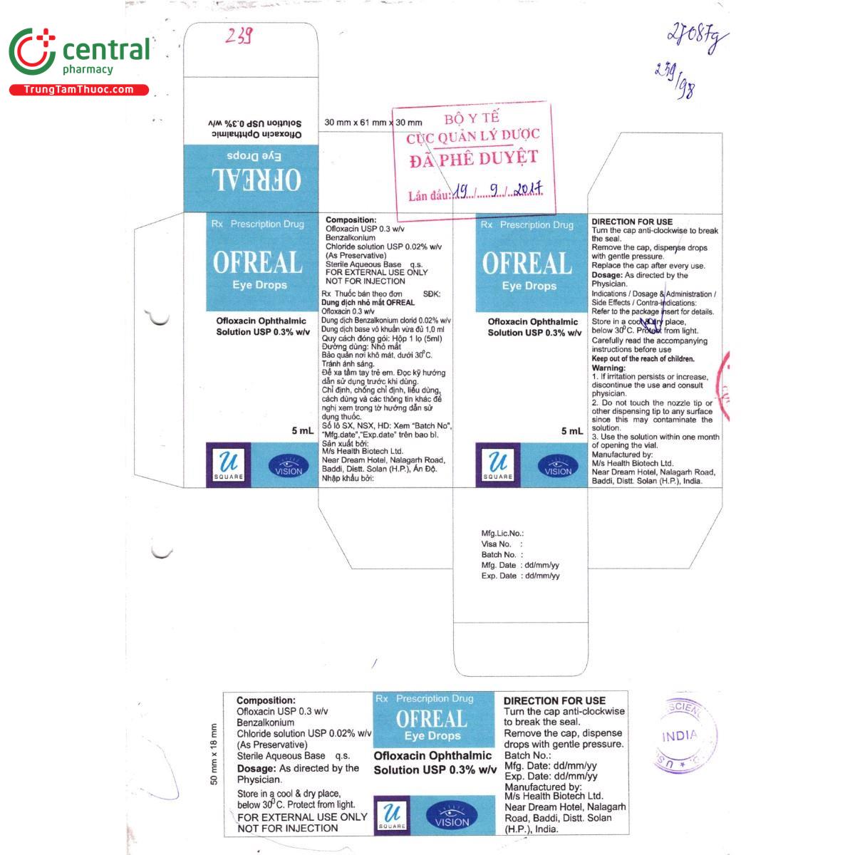 thuoc ofreal eye drops 0 3 2 E2155 thuoc ofreal eye drops 0 3 2 E2155