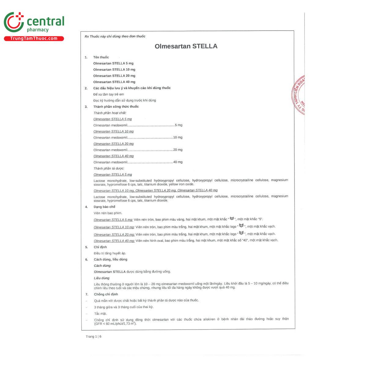 thuoc olmesartan stella 1 P6543