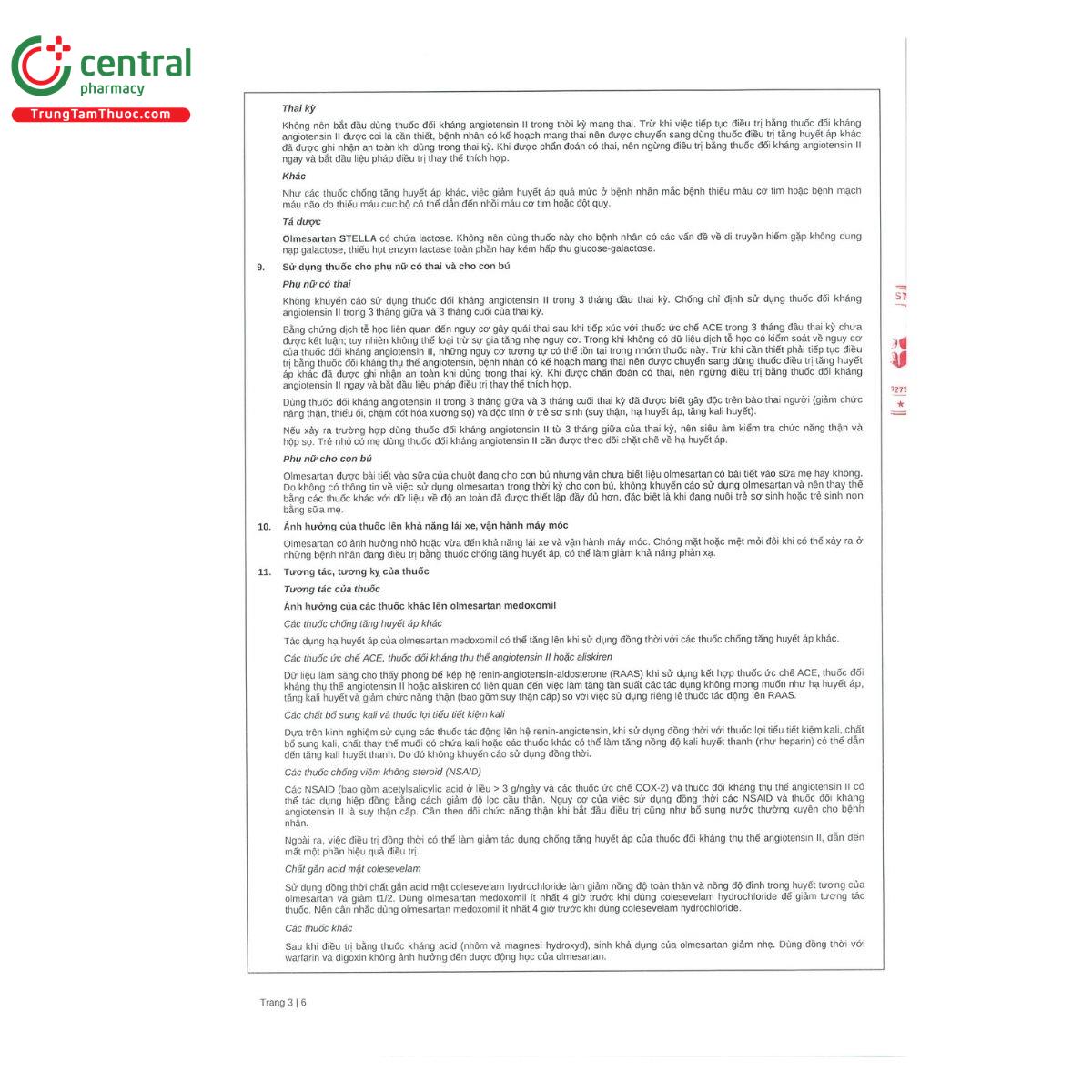 thuoc olmesartan stella 3 B0217