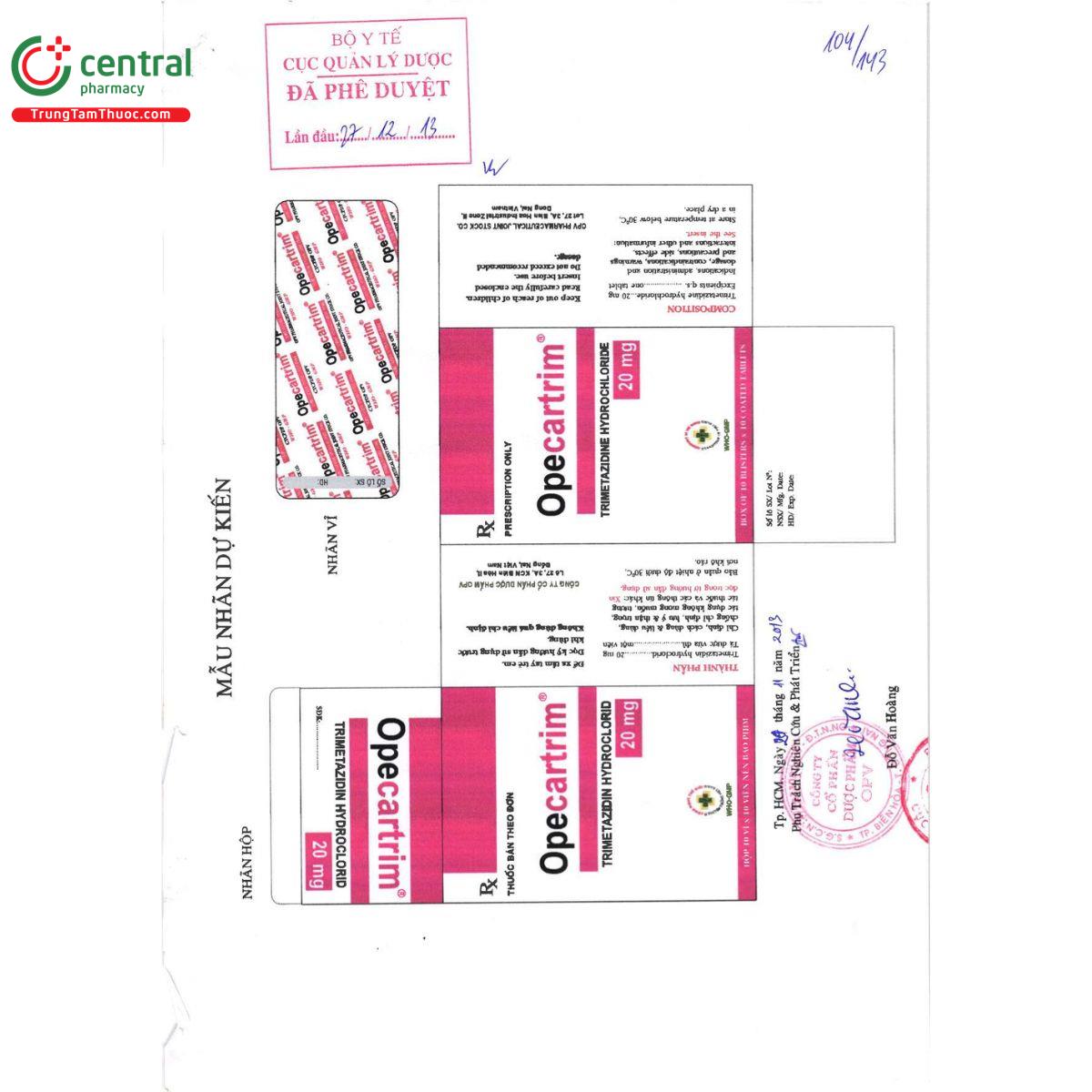 thuoc opecartrim 20mg 2 F2673 thuoc opecartrim 20mg 2 F2673
