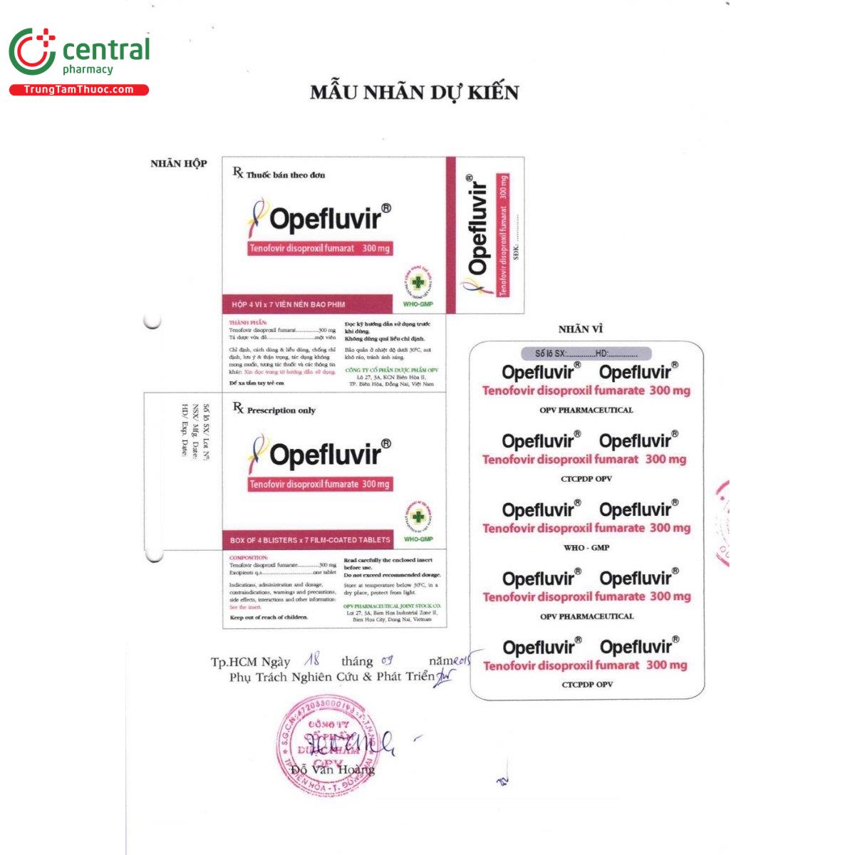 thuoc opefluvir 300mg 3 D1803 thuoc opefluvir 300mg 3 D1803
