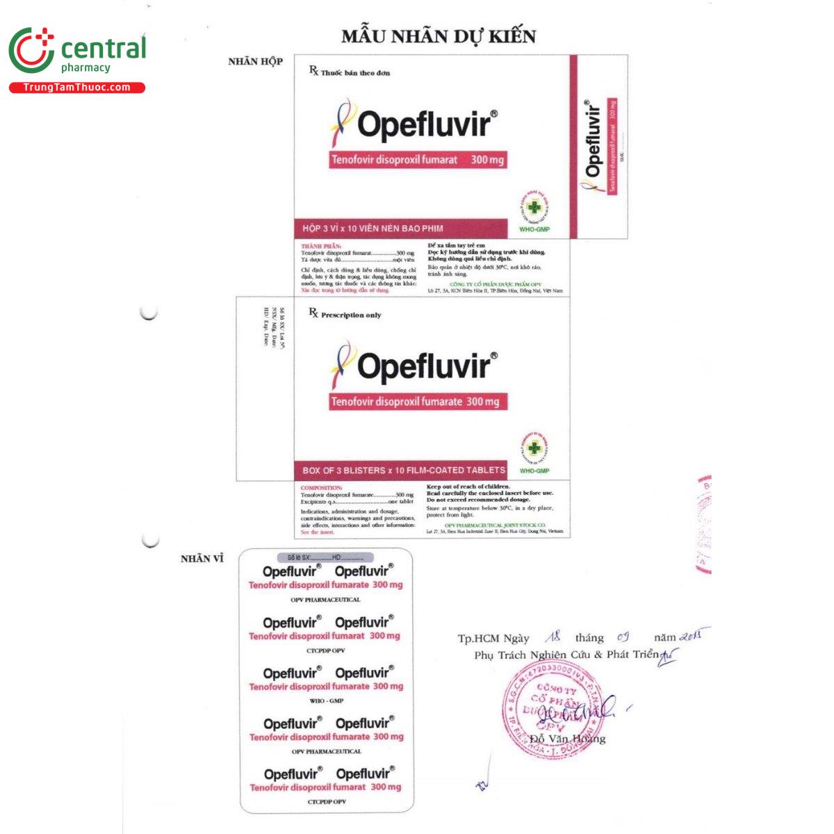 thuoc opefluvir 300mg 4 T7256 thuoc opefluvir 300mg 4 T7256