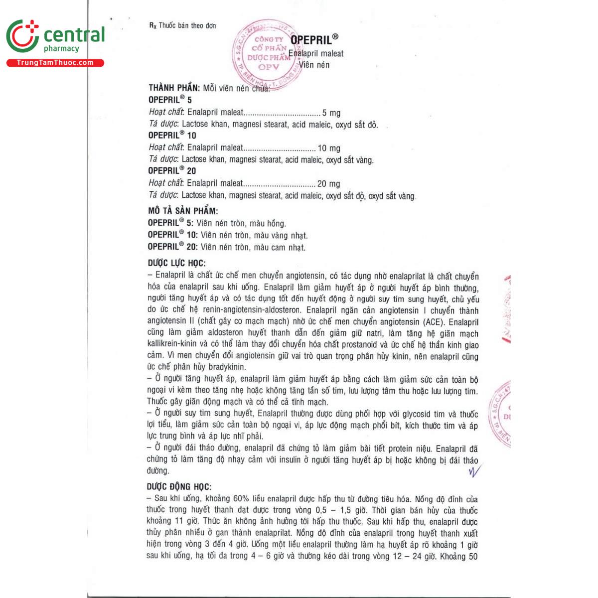 thuoc opepril 5 3 B0806 thuoc opepril 5 3 B0806